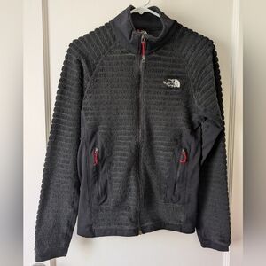 The North Face Black Textured Fleece Jacket